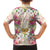 Hawaii Palaka Hawaiian Shirt Yellow Tribal Pattern With Tropical Flowers - Polynesian Pride