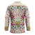 Hawaii Palaka Hockey Jersey Yellow Tribal Pattern With Tropical Flowers - Polynesian Pride