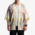 Hawaii Palaka Kimono Yellow Tribal Pattern With Tropical Flowers - Polynesian Pride
