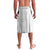 Hawaii Palaka Lavalava White Tribal Pattern With Tropical Flowers - Polynesian Pride