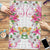Hawaii Palaka Puzzle White Tribal Pattern With Tropical Flowers - Polynesian Pride