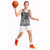 Hawaii Palaka Basketball Jersey Black Tribal Pattern With Tropical Flowers - Polynesian Pride