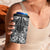 Hawaii Palaka 4 in 1 Can Cooler Tumbler Black Tribal Pattern With Tropical Flowers - Polynesian Pride