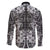 Hawaii Palaka Family Matching Mermaid Dress and Hawaiian Shirt Black Tribal Pattern With Tropical Flowers - Polynesian Pride