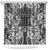 Hawaii Palaka Shower Curtain Black Tribal Pattern With Tropical Flowers - Polynesian Pride
