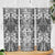 Hawaii Palaka Skinny Tumbler Black Tribal Pattern With Tropical Flowers - Polynesian Pride