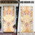 Hawaii Peach Palaka Door Cover With Tapa Pattern Tropical Flowers - Polynesian Pride