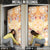 Hawaii Peach Palaka Door Cover With Tapa Pattern Tropical Flowers - Polynesian Pride