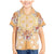 Hawaii Peach Palaka Family Matching Mermaid Dress and Hawaiian Shirt With Tapa Pattern Tropical Flowers - Polynesian Pride