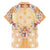 Hawaii Peach Palaka Family Matching Tank Maxi Dress and Hawaiian Shirt With Tapa Pattern Tropical Flowers - Polynesian Pride
