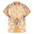 Hawaii Peach Palaka Hawaiian Shirt With Tapa Pattern Tropical Flowers - Polynesian Pride