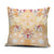 Hawaii Peach Palaka Pillow Cover With Tapa Pattern Tropical Flowers - Polynesian Pride