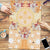 Hawaii Peach Palaka Puzzle With Tapa Pattern Tropical Flowers - Polynesian Pride