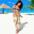 Hawaii Peach Palaka Sarong With Tapa Pattern Tropical Flowers - Polynesian Pride