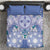 Hawaii Violet Palaka Bedding Set With Tapa Pattern Tropical Flowers - Polynesian Pride