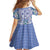 Hawaii Violet Palaka Family Matching Tank Maxi Dress and Hawaiian Shirt With Tapa Pattern Tropical Flowers - Polynesian Pride