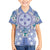 Hawaii Violet Palaka Hawaiian Shirt With Tapa Pattern Tropical Flowers - Polynesian Pride