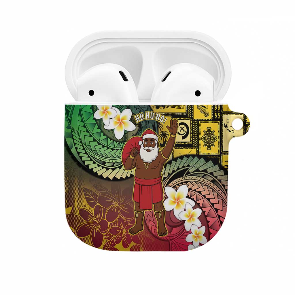 Vanuatu Christmas AirPods Case Ni-Van Santa Retro Style - Polynesian Pride