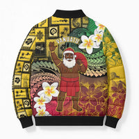 Vanuatu Christmas Bomber Puffer Jacket Ni-Van Santa Retro Style - Polynesian Pride