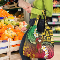 Vanuatu Christmas Grocery Bag Ni-Van Santa Retro Style - Polynesian Pride