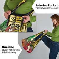 Vanuatu Christmas Grocery Bag Ni-Van Santa Retro Style - Polynesian Pride