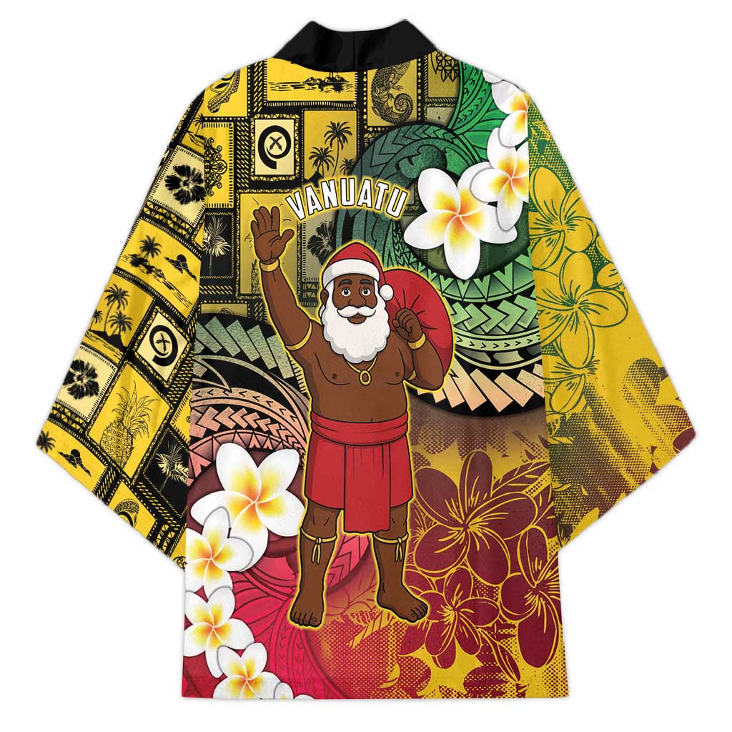 Vanuatu Christmas Kimono Ni-Van Santa Retro Style - Polynesian Pride