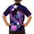 Galaxy Polynesian Pattern With Tropical Flowers Family Matching Summer Maxi Dress and Hawaiian Shirt LT05 - Polynesian Pride