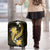 Gold Polynesian Pattern With Tropical Flowers Luggage Cover LT05 - Polynesian Pride