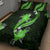 Green Polynesian Pattern With Tropical Flowers Quilt Bed Set LT05 - Polynesian Pride