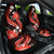 Red Polynesian Pattern With Tropical Flowers Car Seat Cover LT05 One Size Red - Polynesian Pride