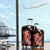 Red Polynesian Pattern With Tropical Flowers Luggage Cover LT05 - Polynesian Pride