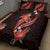 Red Polynesian Pattern With Tropical Flowers Quilt Bed Set LT05 - Polynesian Pride