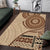 Samoa Siapo Pattern Simple Style Area Rug LT05 Brown - Polynesian Pride