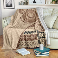 Samoa Siapo Pattern Simple Style Blanket LT05 - Polynesian Pride