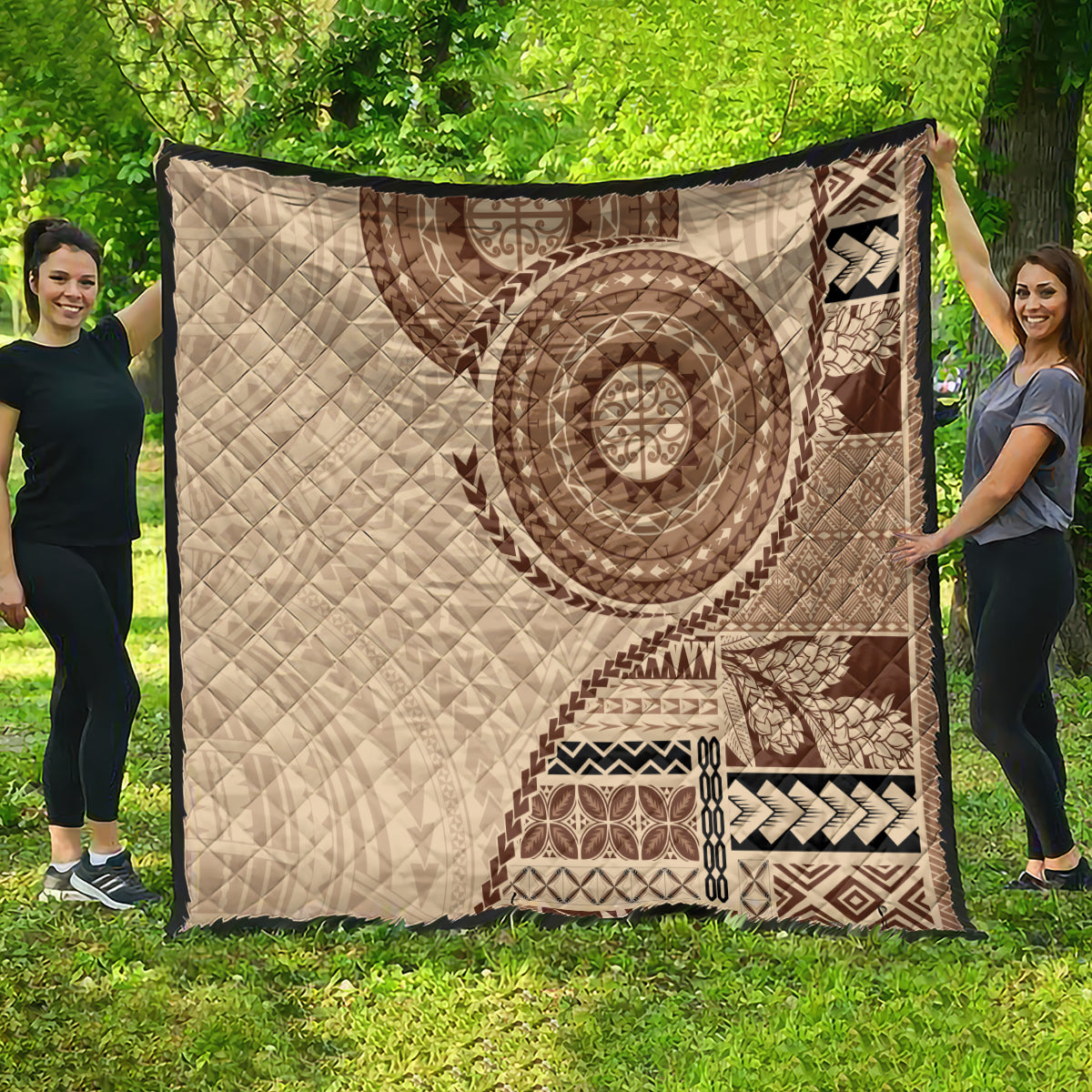 Samoa Siapo Pattern Simple Style Quilt LT05 - Polynesian Pride