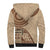 Samoa Siapo Pattern Simple Style Sherpa Hoodie LT05 - Polynesian Pride