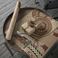 Samoa Siapo Pattern Simple Style Wrapping Paper - Polynesian Pride