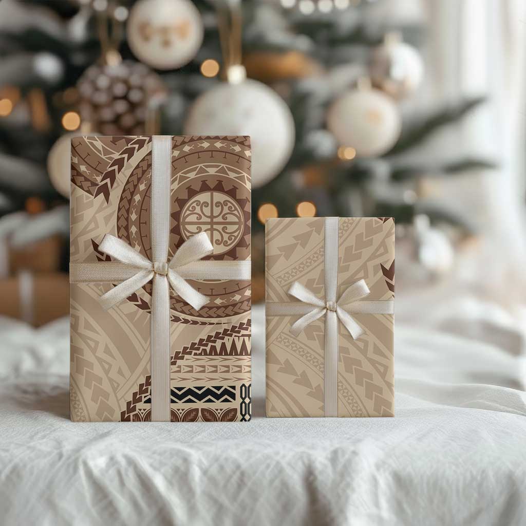 Samoa Siapo Pattern Simple Style Wrapping Paper - Polynesian Pride