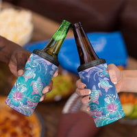 Polynesia Sea Turtle Couple 4 in 1 Can Cooler Tumbler Love Is Life