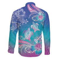 Polynesia Sea Turtle Couple Family Matching Mermaid Dress and Hawaiian Shirt Love Is Life