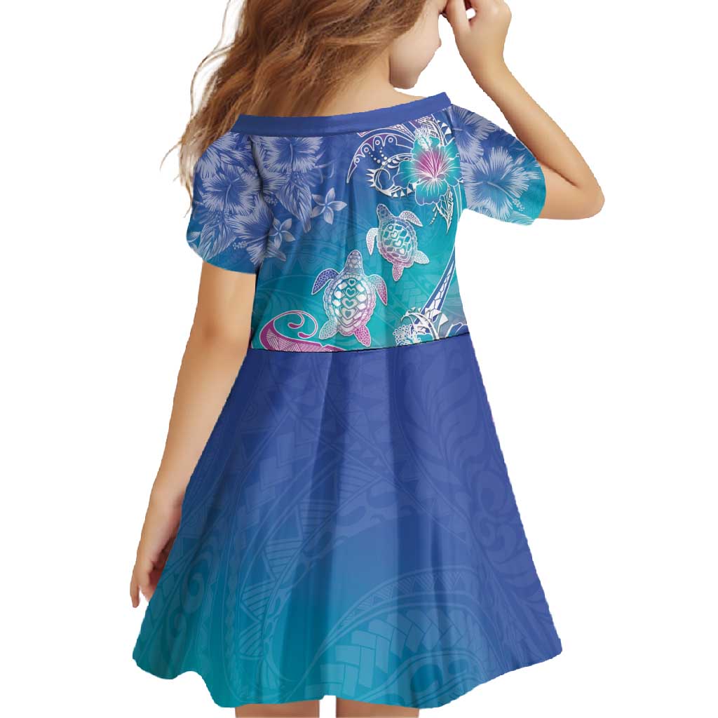 Polynesia Sea Turtle Couple Family Matching Off Shoulder Maxi Dress and Hawaiian Shirt Love Is Life