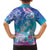 Polynesia Sea Turtle Couple Family Matching Short Sleeve Bodycon Dress and Hawaiian Shirt Love Is Life
