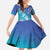 Polynesia Sea Turtle Couple Family Matching Short Sleeve Bodycon Dress and Hawaiian Shirt Love Is Life