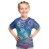 Polynesia Sea Turtle Couple Kid T Shirt Love Is Life