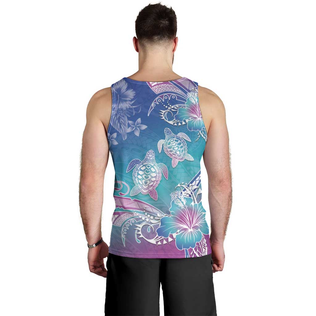 Polynesia Sea Turtle Couple Men Tank Top Love Is Life