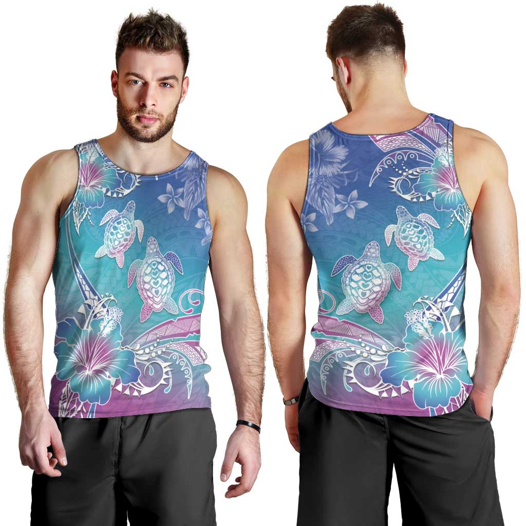 Polynesia Sea Turtle Couple Men Tank Top Love Is Life