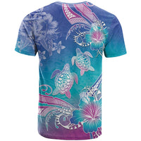 Polynesia Sea Turtle Couple T Shirt Love Is Life