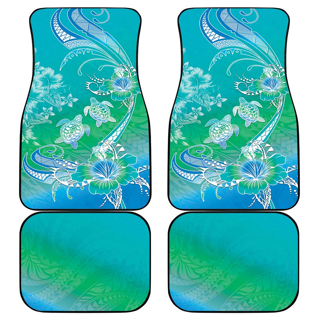 Polynesia Sea Turtle Couple Car Mats I Am Turtley In Love With You