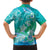 Polynesia Sea Turtle Couple Family Matching Long Sleeve Bodycon Dress and Hawaiian Shirt I Am Turtley In Love With You