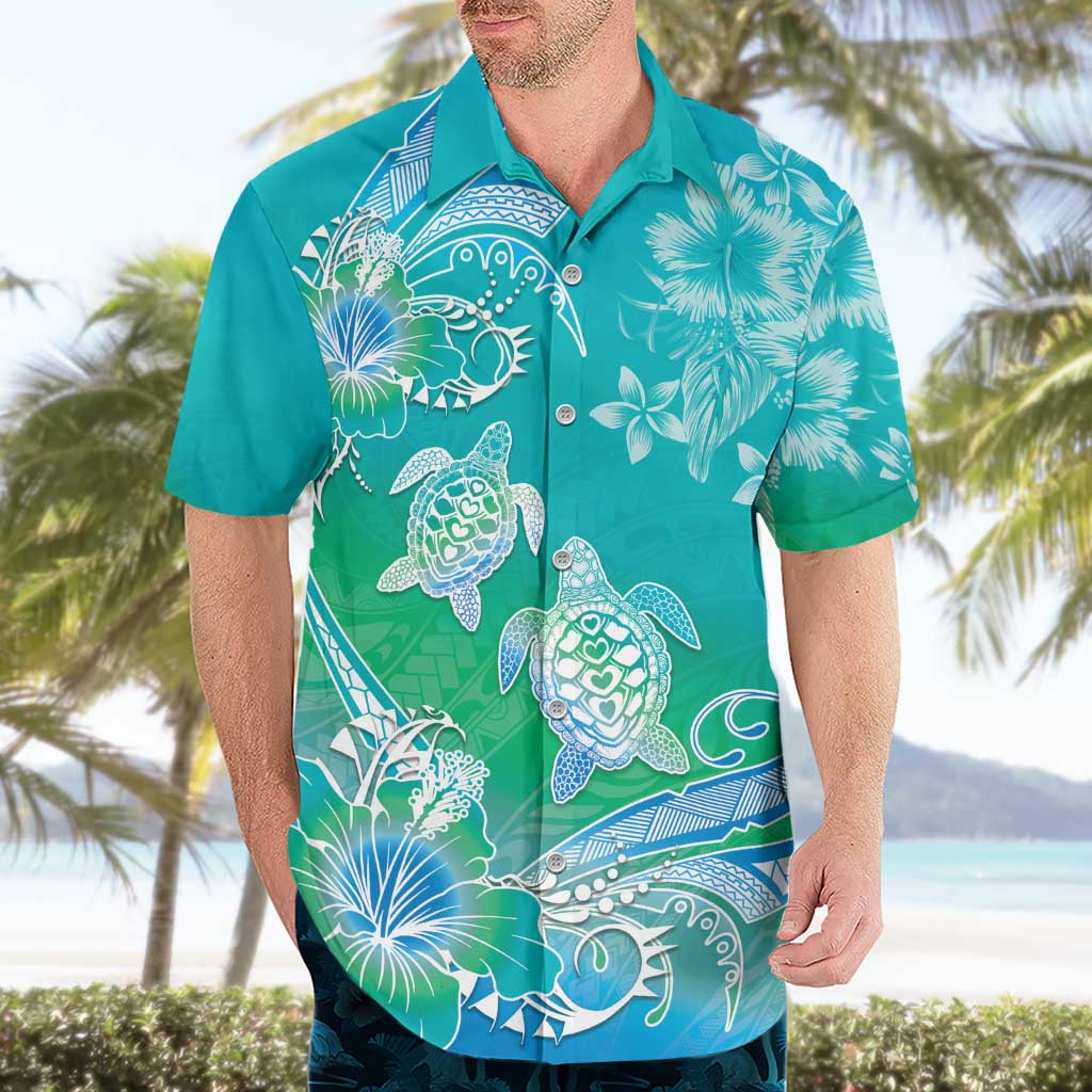 Polynesia Sea Turtle Couple Hawaiian Shirt I Am Turtley In Love With You